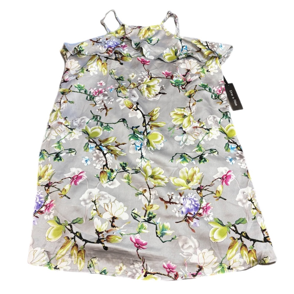 Multicolor Floral Spaghetti Strap Dress